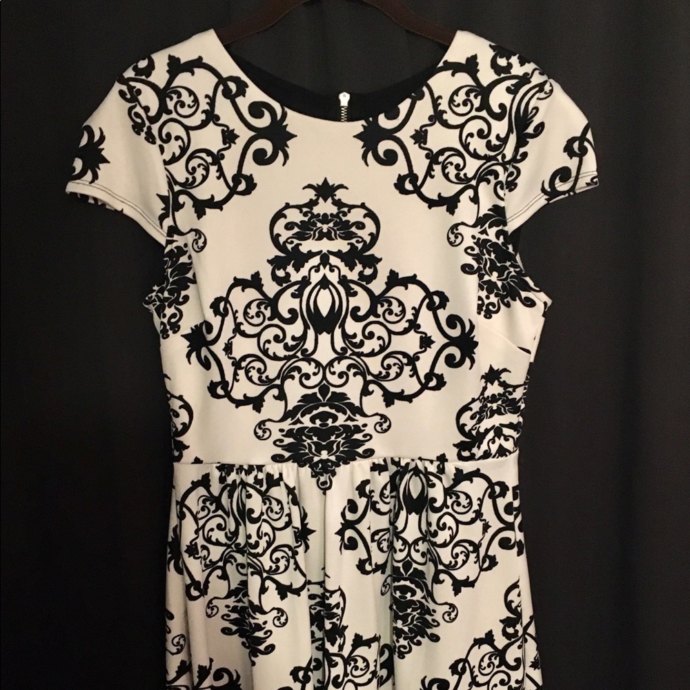 Black and white dress